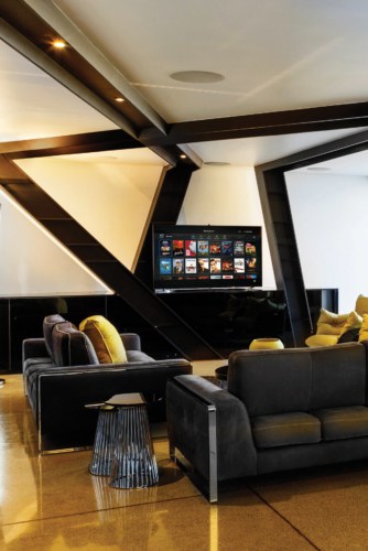 Modern Media Room